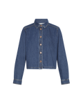 Adalyn Elena Shirt - Mid Blue Wash