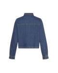 Adalyn Elena Shirt - Mid Blue Wash