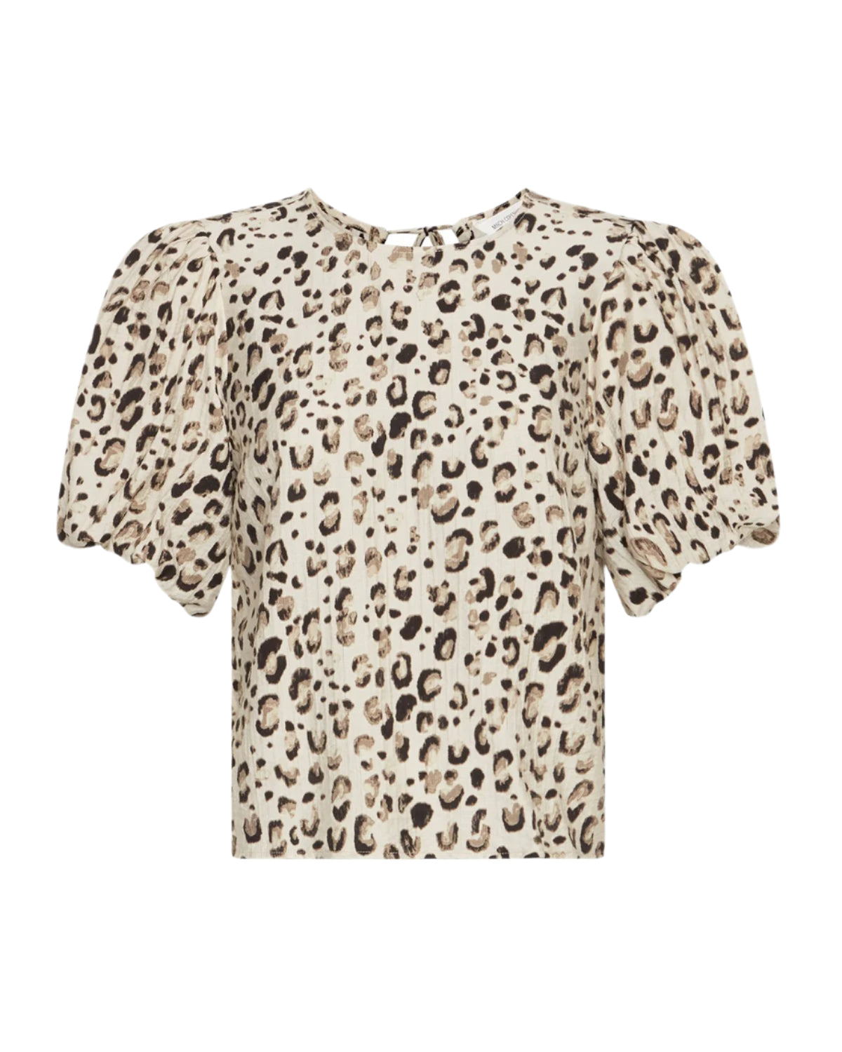 Alyona Vlora 2/4 Top Aop - Oatmeal Leo
