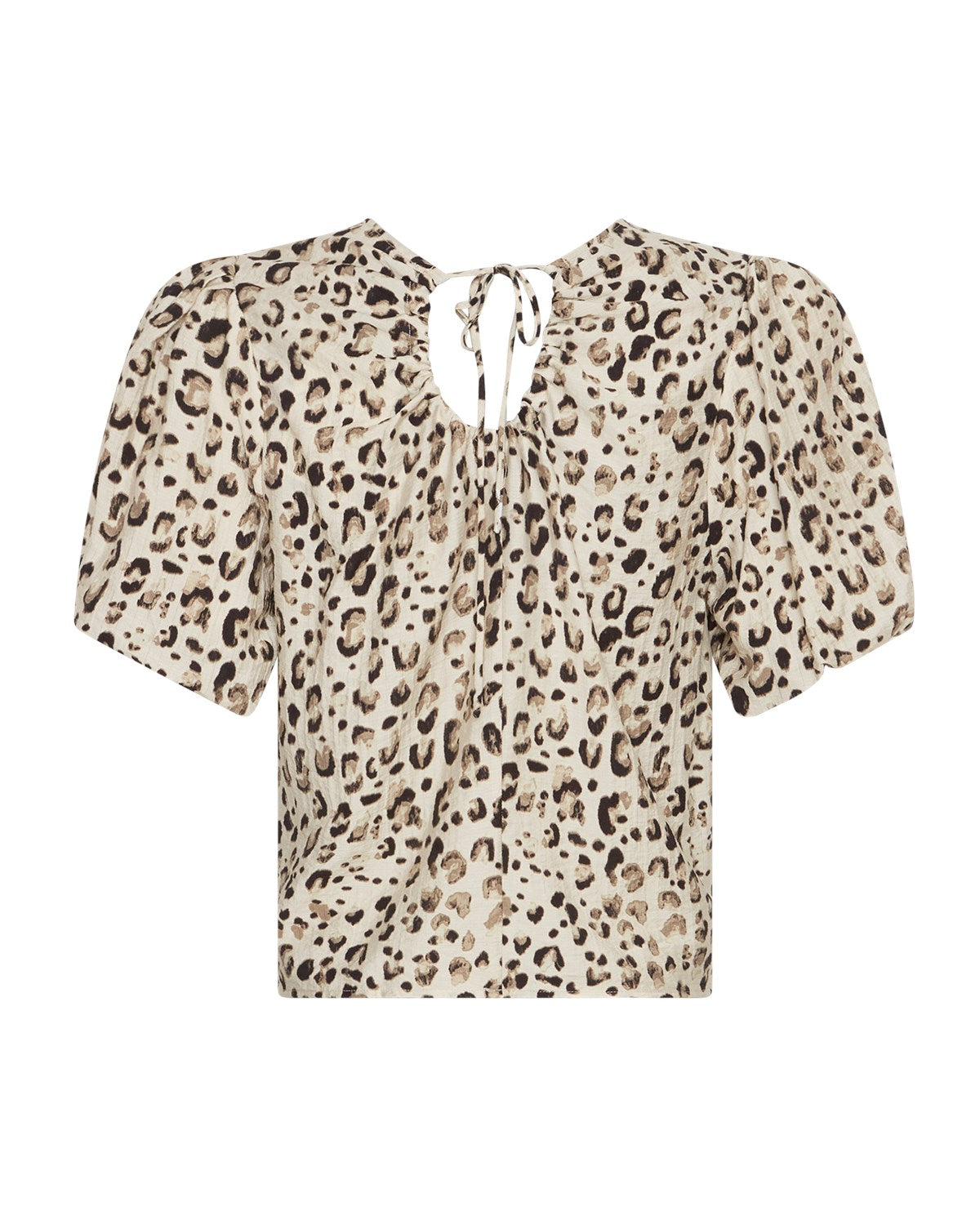 Alyona Vlora 2/4 Top Aop - Oatmeal Leo