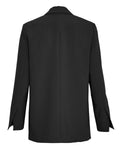 Barbine Slit Blazer - Black