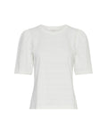 Elmira Puff Tee - Egret