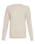 Femme Mohair O Pullover - Oatmeal Melange
