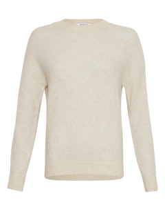 Femme Mohair O Pullover - Oatmeal Melange