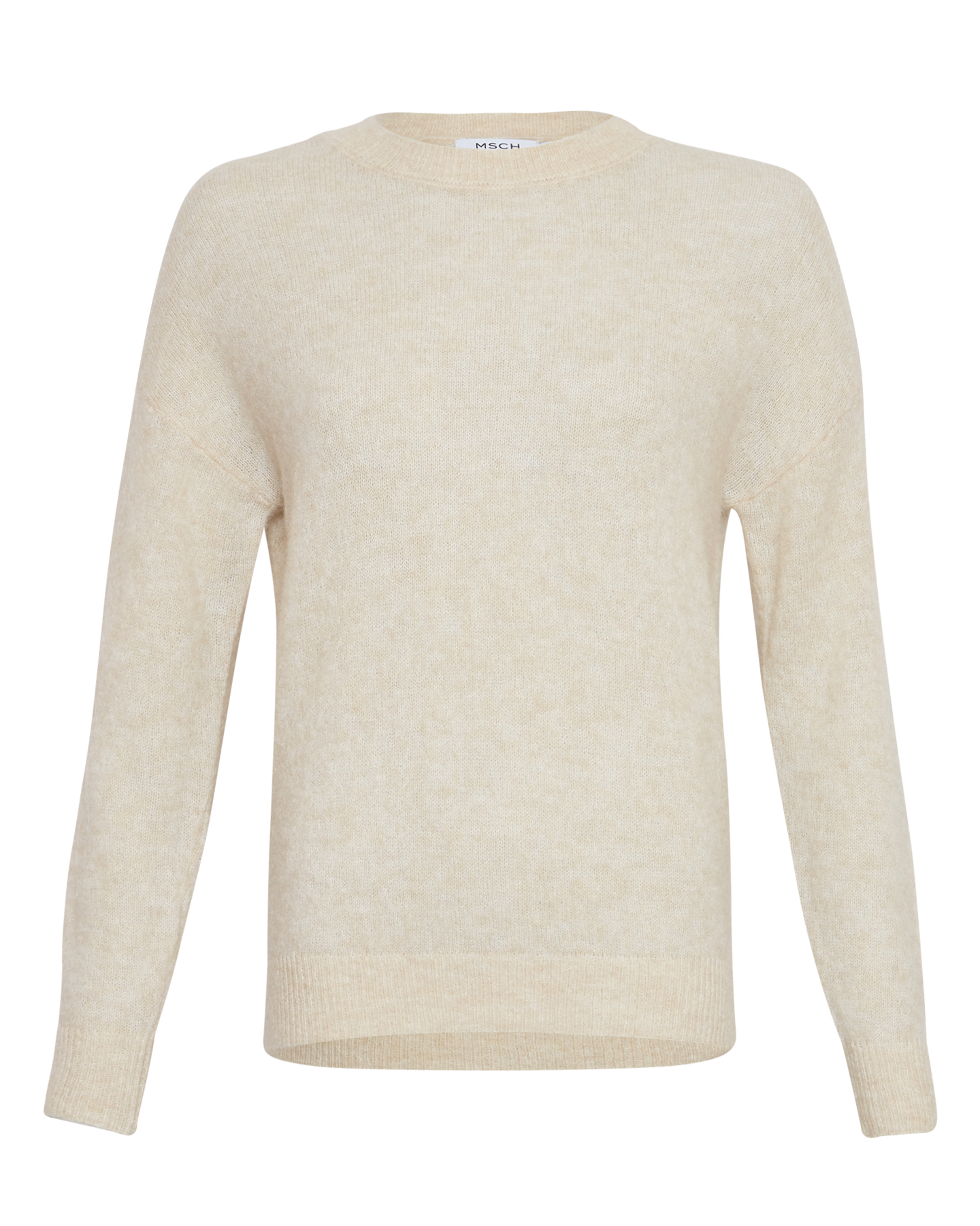 Femme Mohair O Pullover - Oatmeal Melange