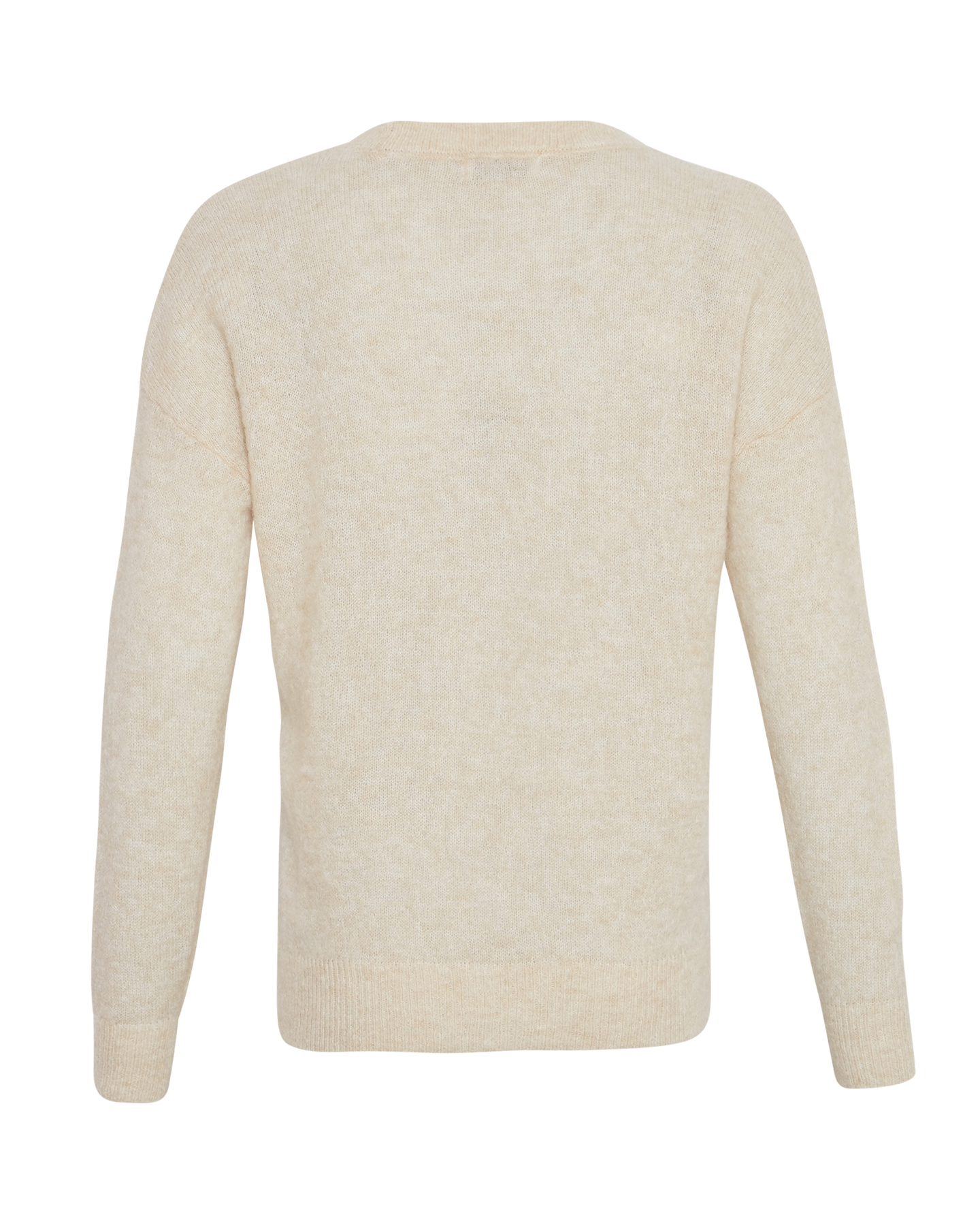 Femme Mohair O Pullover - Oatmeal Melange