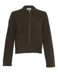 Gertrude Nenaya Zip Cardigan - Forest Night
