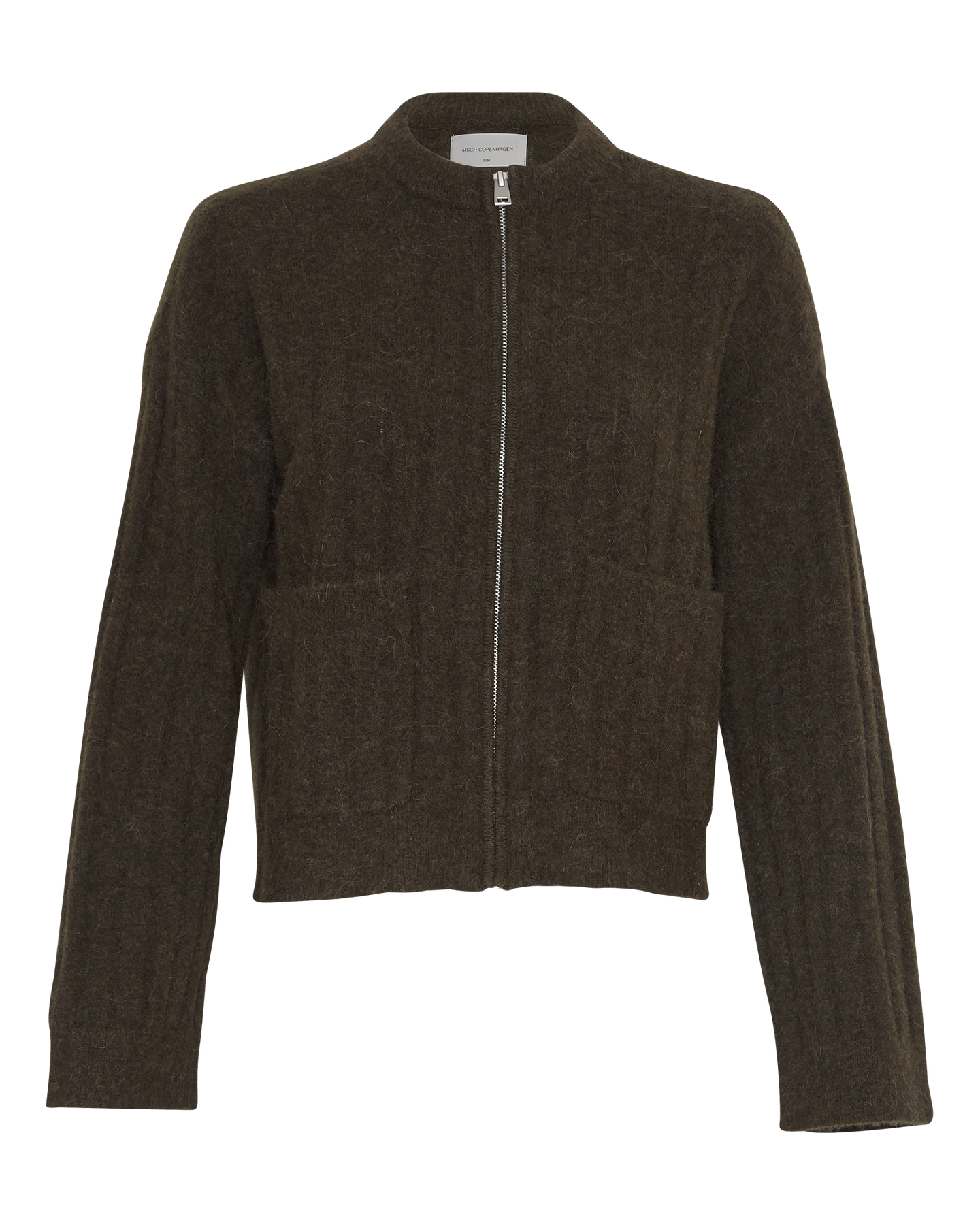 Gertrude Nenaya Zip Cardigan - Forest Night