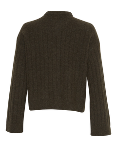 Gertrude Nenaya Zip Cardigan - Forest Night