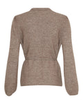 Gustel Hope Wrap Cardigan - Walnut Melange