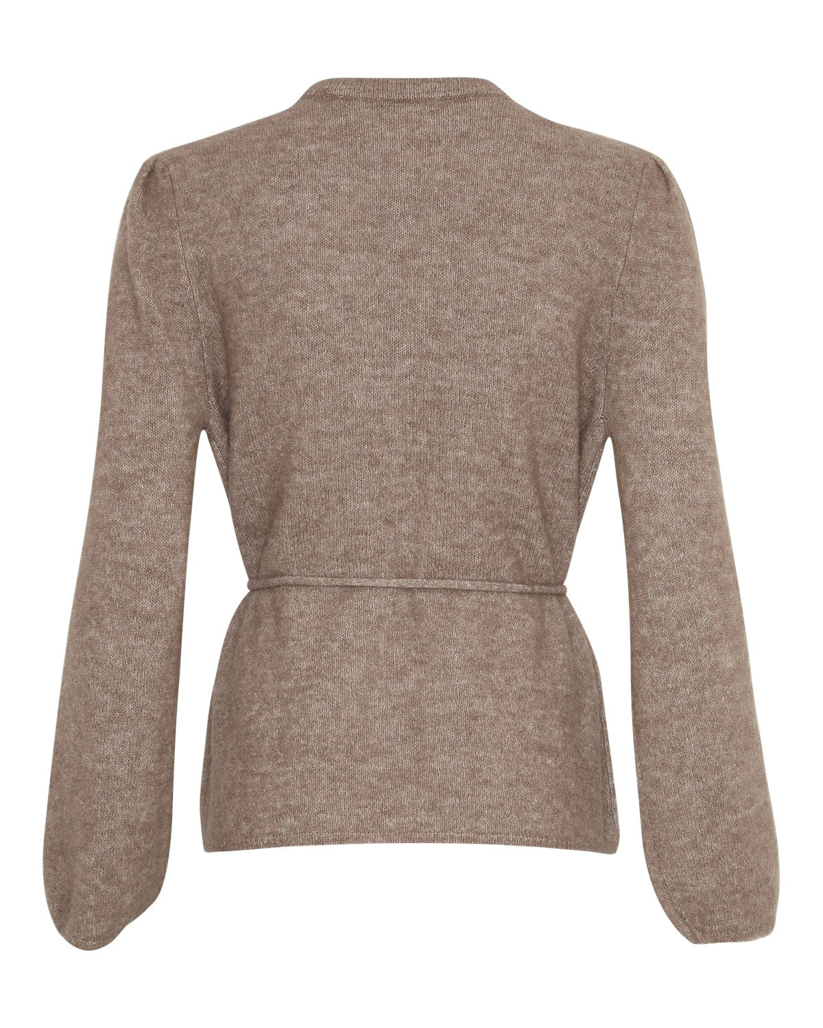 Gustel Hope Wrap Cardigan - Walnut Melange