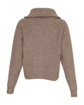 Gytta Zip Pullover - Walnut Melange