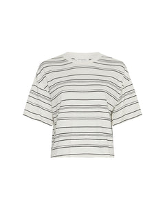 Jaxine Bahara Tee Stp - Turtledove Blk