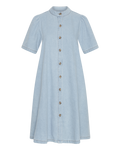Jolene Elena 2/4 Skjortklänning - Light Blue Wash