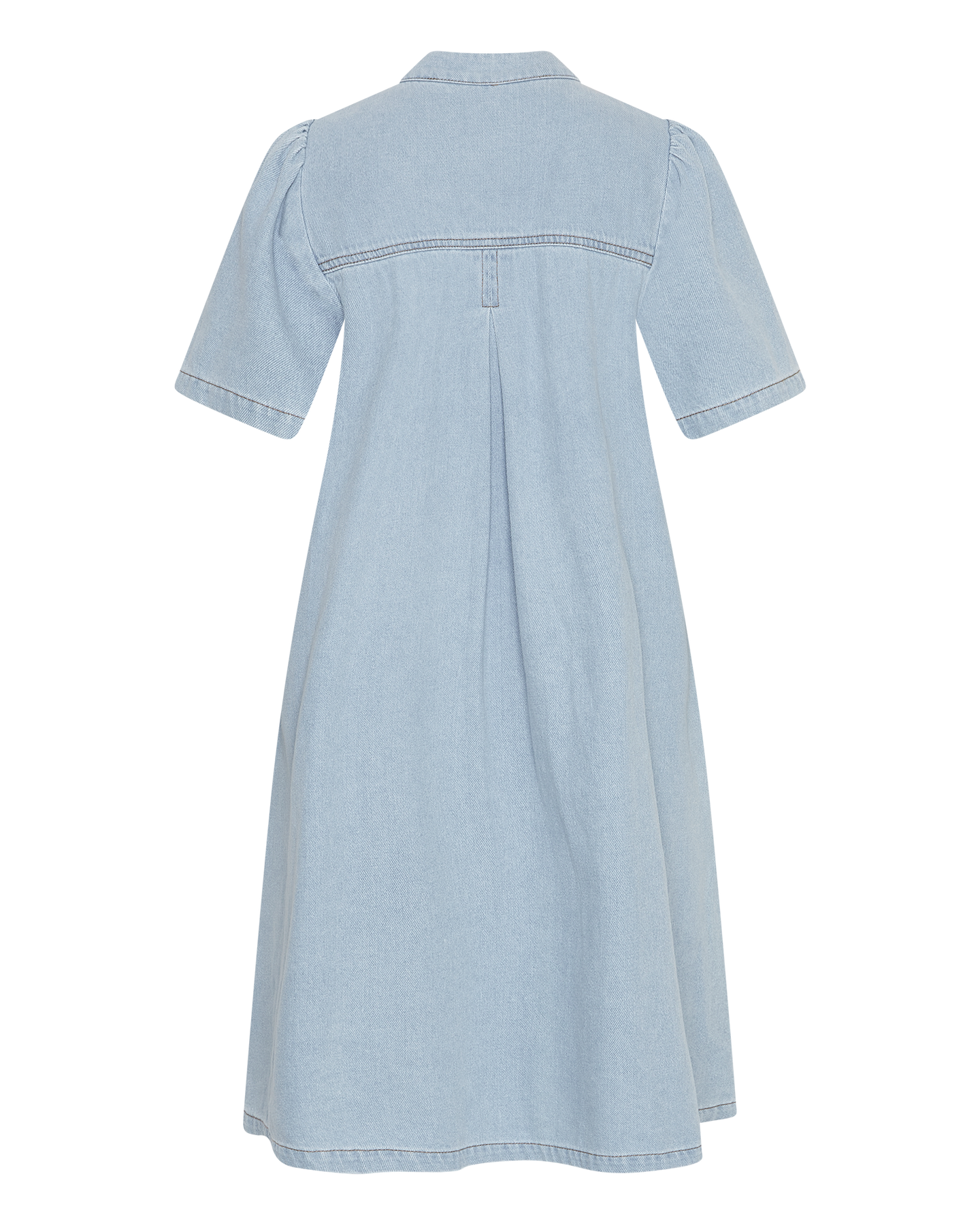 Jolene Elena 2/4 Skjortklänning - Light Blue Wash