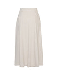 Jovene Ginia Hw Long Skirt - Sand