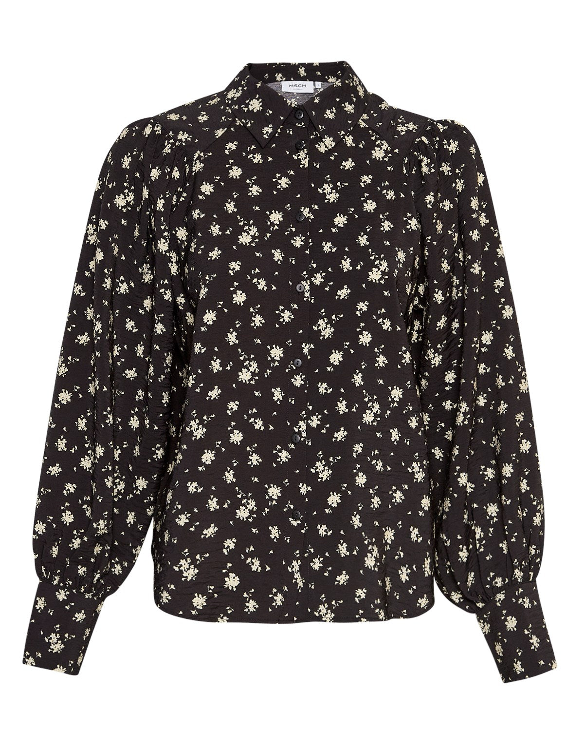 Nathasia Ladonna Shirt Aop - Black Flower