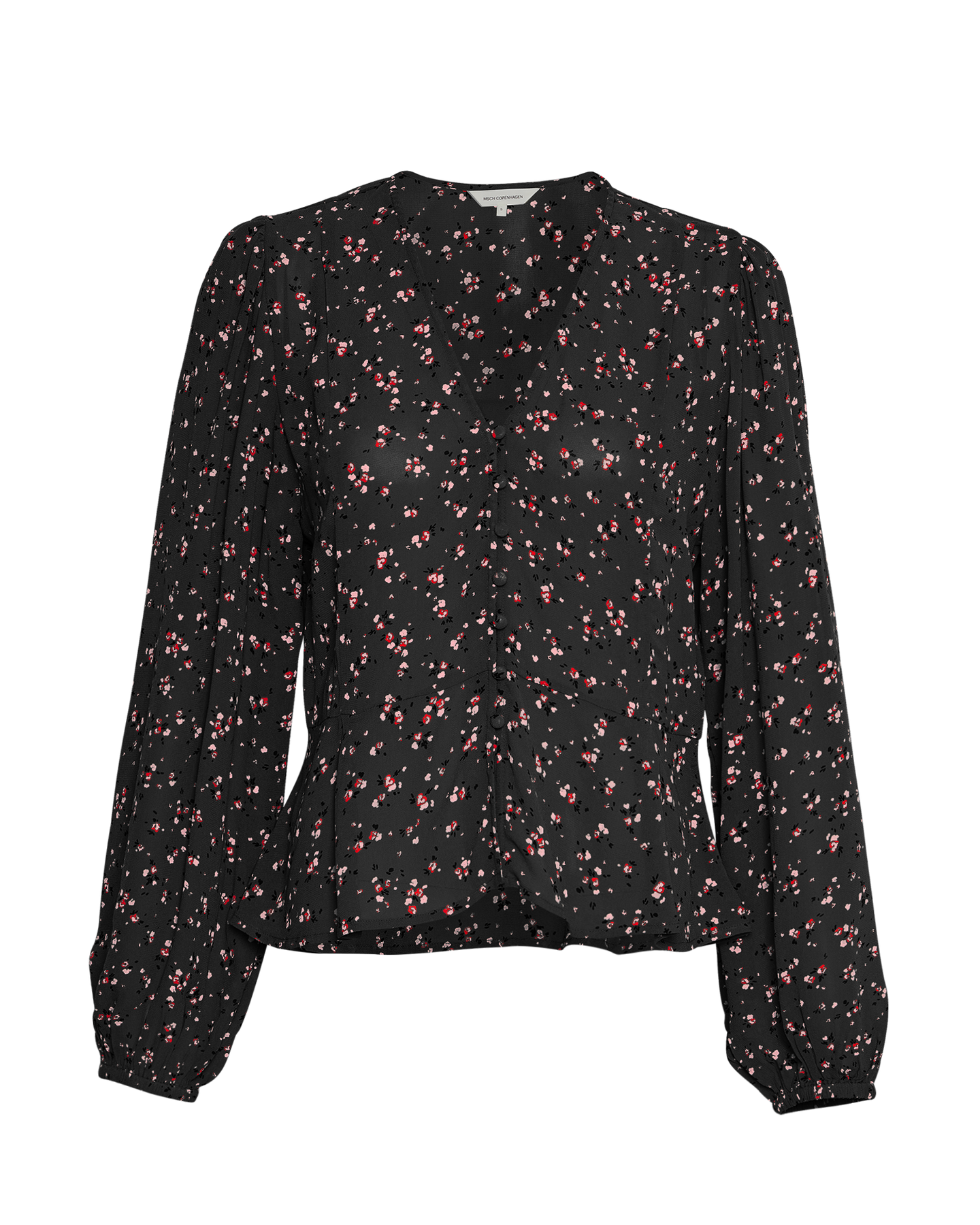 Orabella Shirt Aop - Black Flower
