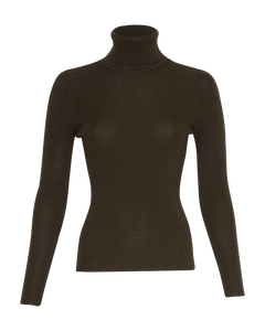 Rigmor Avalina Rib R Pullover - Forest Night
