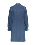 Rylan Elena Skjortklänning - Mid Blue Wash