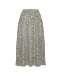 Seraphina HW Long Skirt AOP - Egret Flower