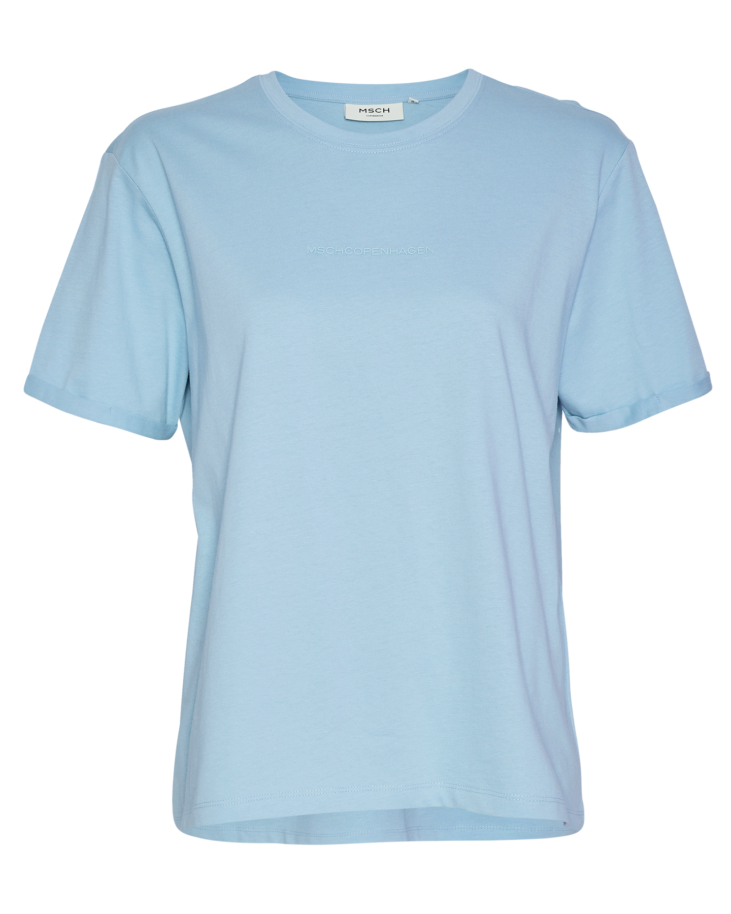 Terina Organic Small Logo Tee - Azurine