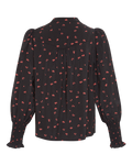 Vinaya Ladonna Shirt Aop - Black Flower