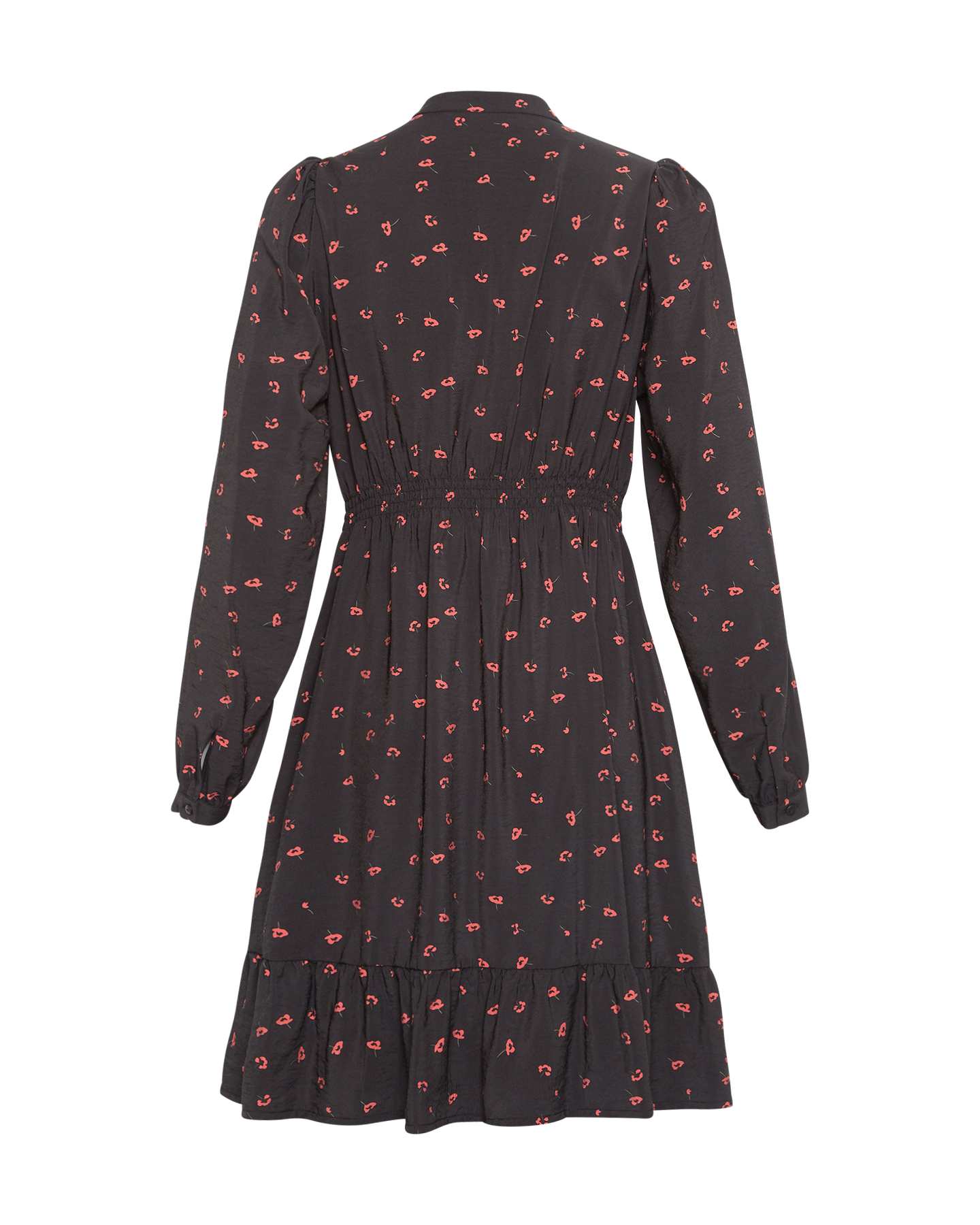 Vinaya Ladonna Shirt Dress Aop - Black Flower