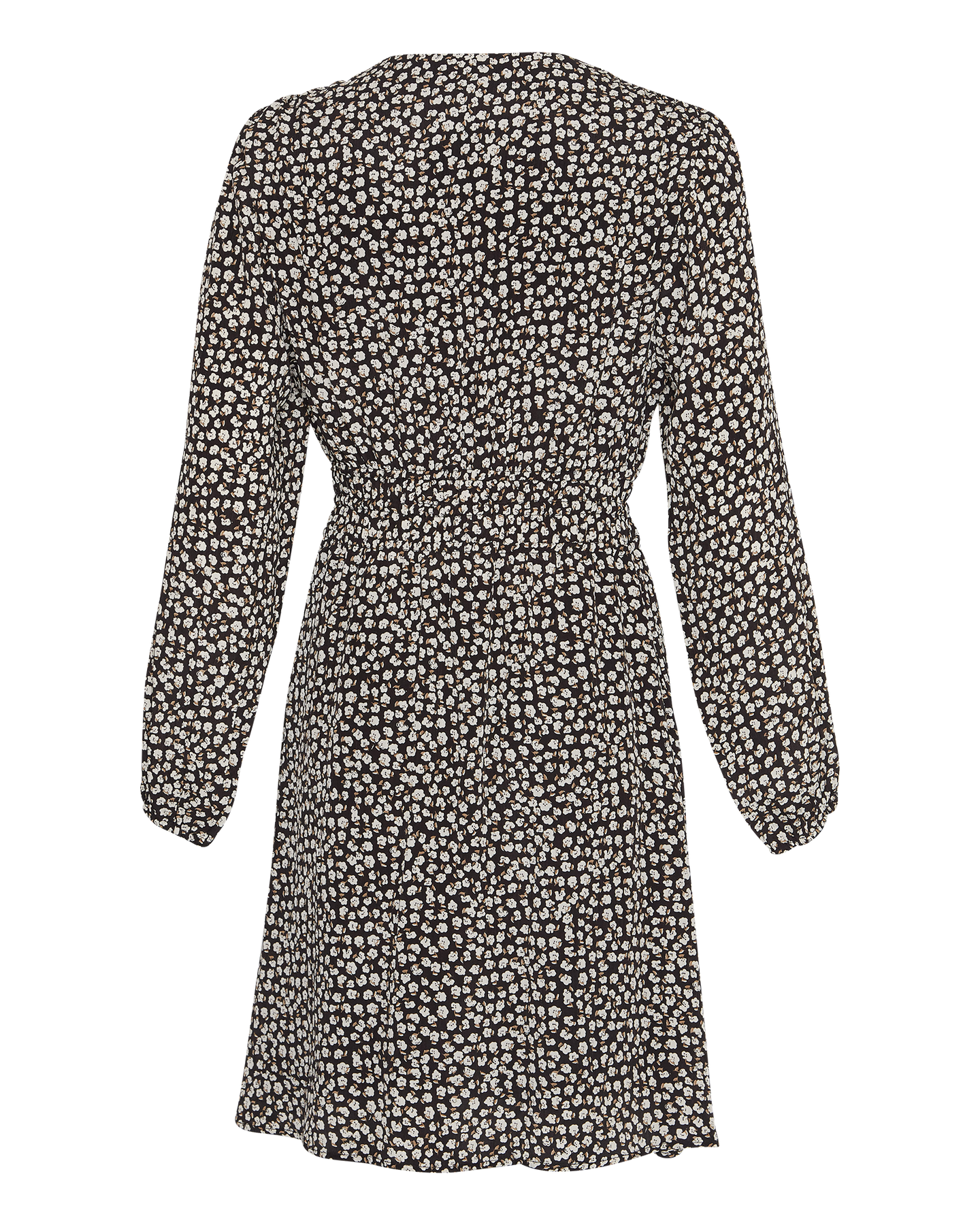Moss Copenhagen Zeida Rhian Short Dress Aop - Black Flower