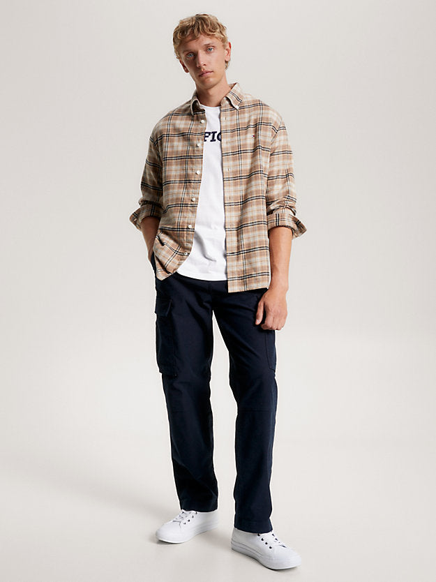 Brushed Tommy Tartan Small Shirt