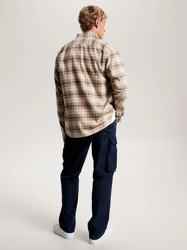 Brushed Tommy Tartan Small Shirt