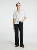 Dahlia Ss Broderi Blus Noos - Bright White