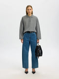 Ari Gia Ls Polo Sweat - Medium Grey Melange