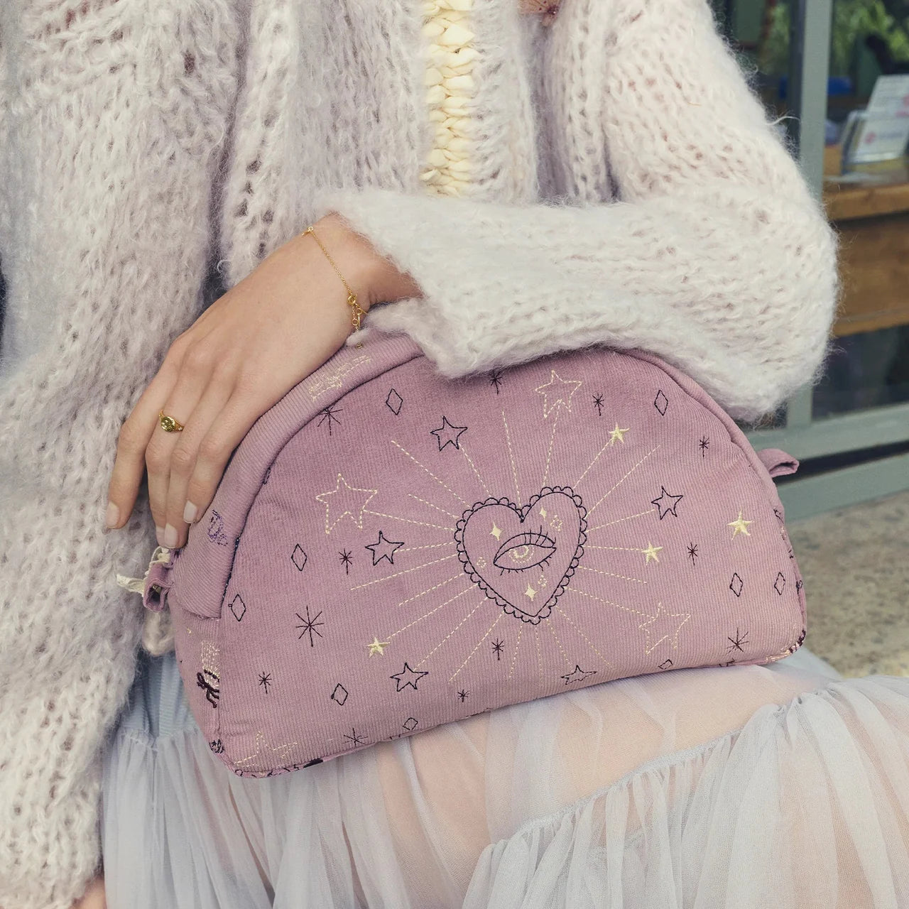 Makeup Bag Big - Purple Theatre Magic