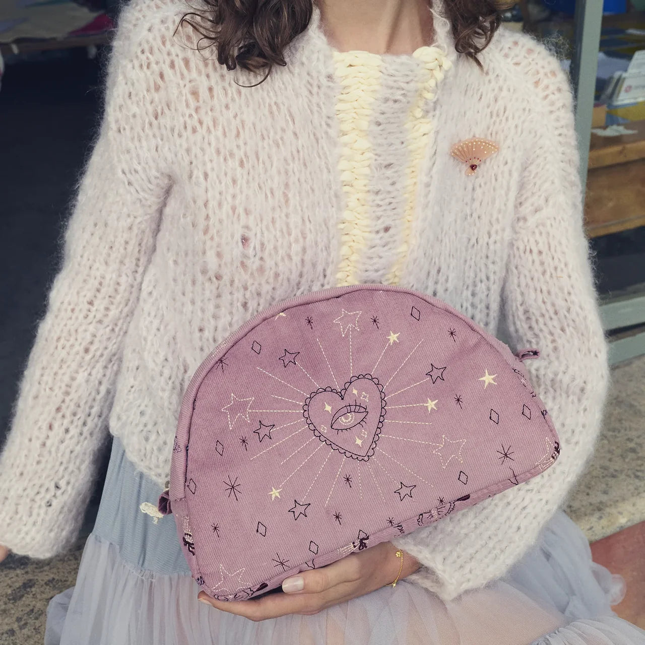 Makeup Bag Big - Purple Theatre Magic