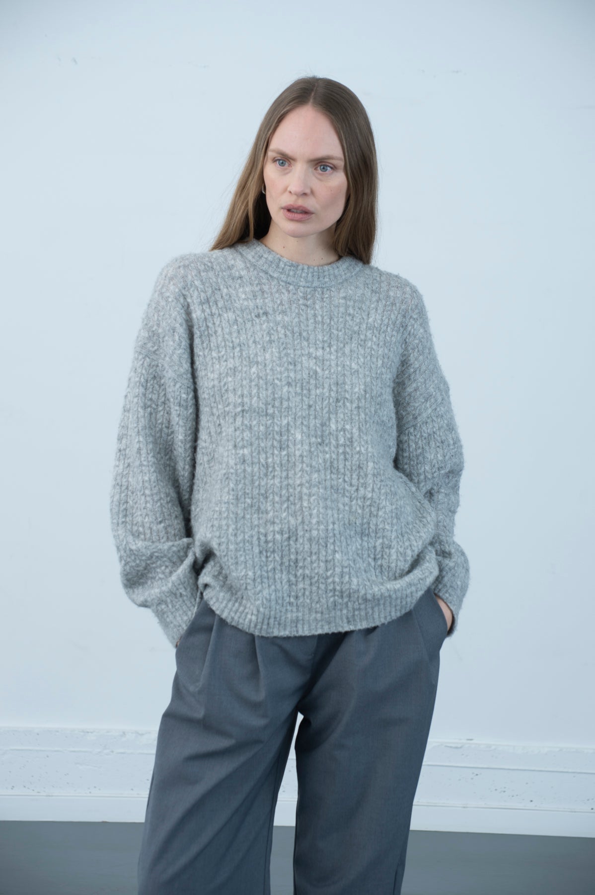 Magalie - Lt Grey Melange
