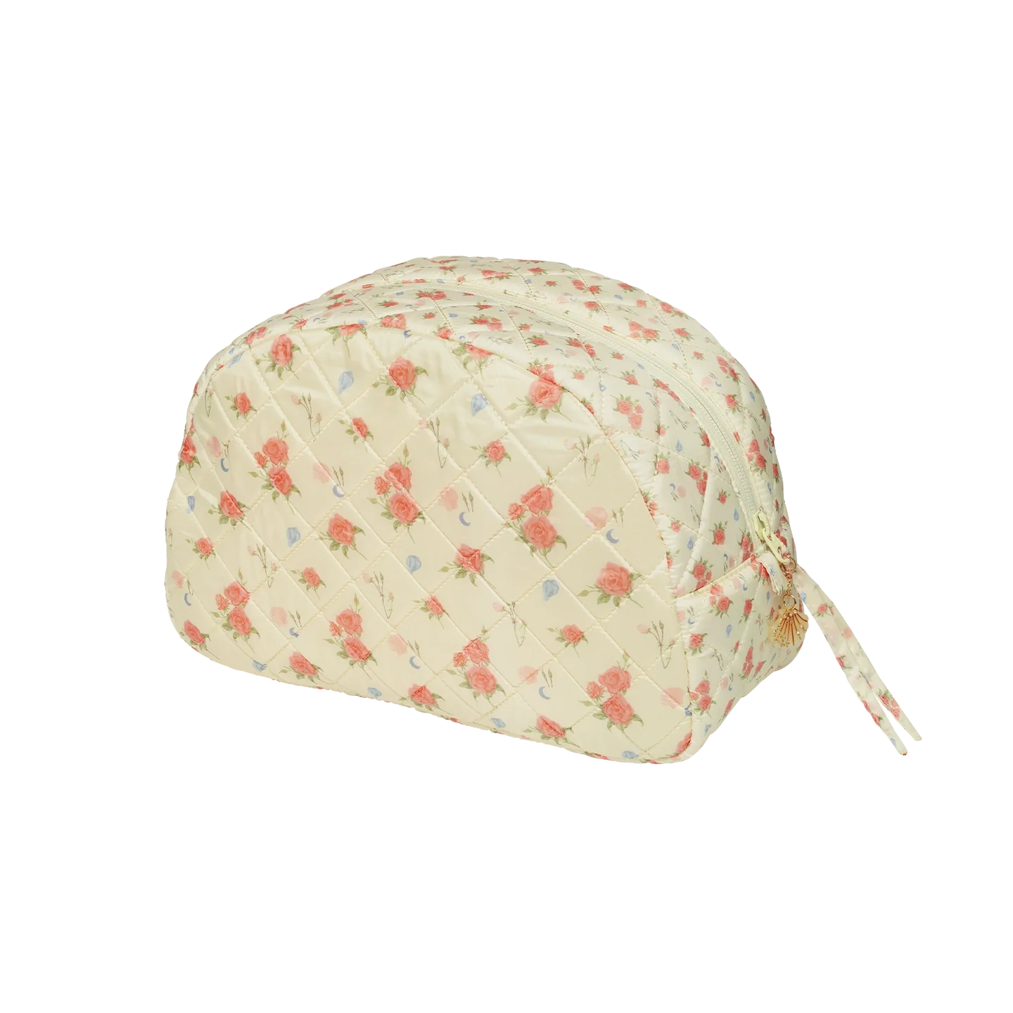 Makeup Bag Big - Roses And Shells