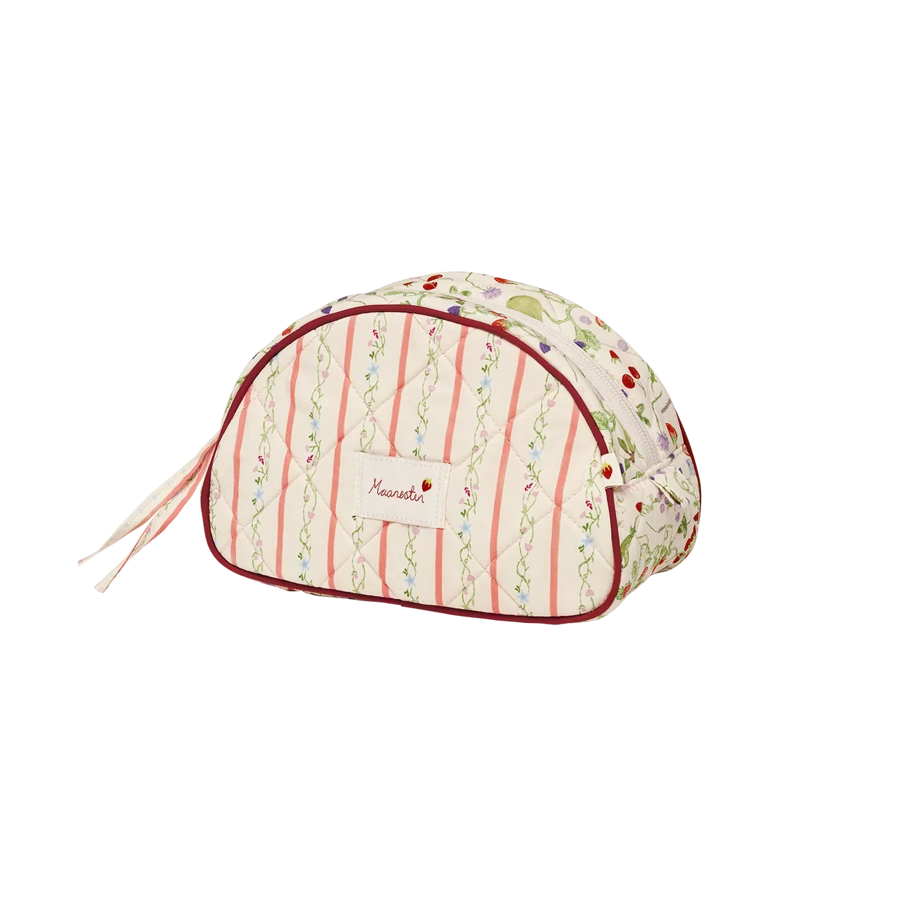 Makeup Bag Medium - Summer Stripes Peach