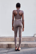 Mapping Tights - Deep Espresso