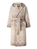 Marea Hooded Bathrobe - Natural/Cream