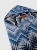 Marea Hooded Bathrobe - Blå/Vit