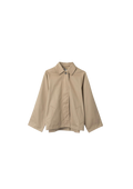 Cropped Trench Coat - Travertine