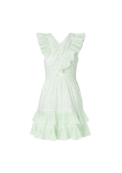 Fay Frill Mini Dress - Floral Mist Mint