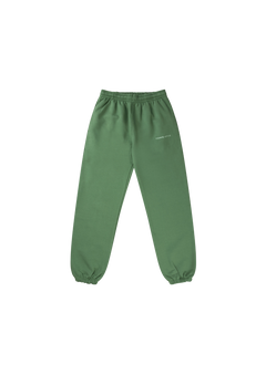 Organic Fitted Sweat Pants - Comfrey