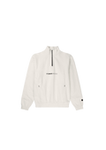 Organic Panelled Sweat Shirt - White