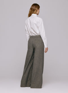 Mathilde Trouser - Grey Stripe
