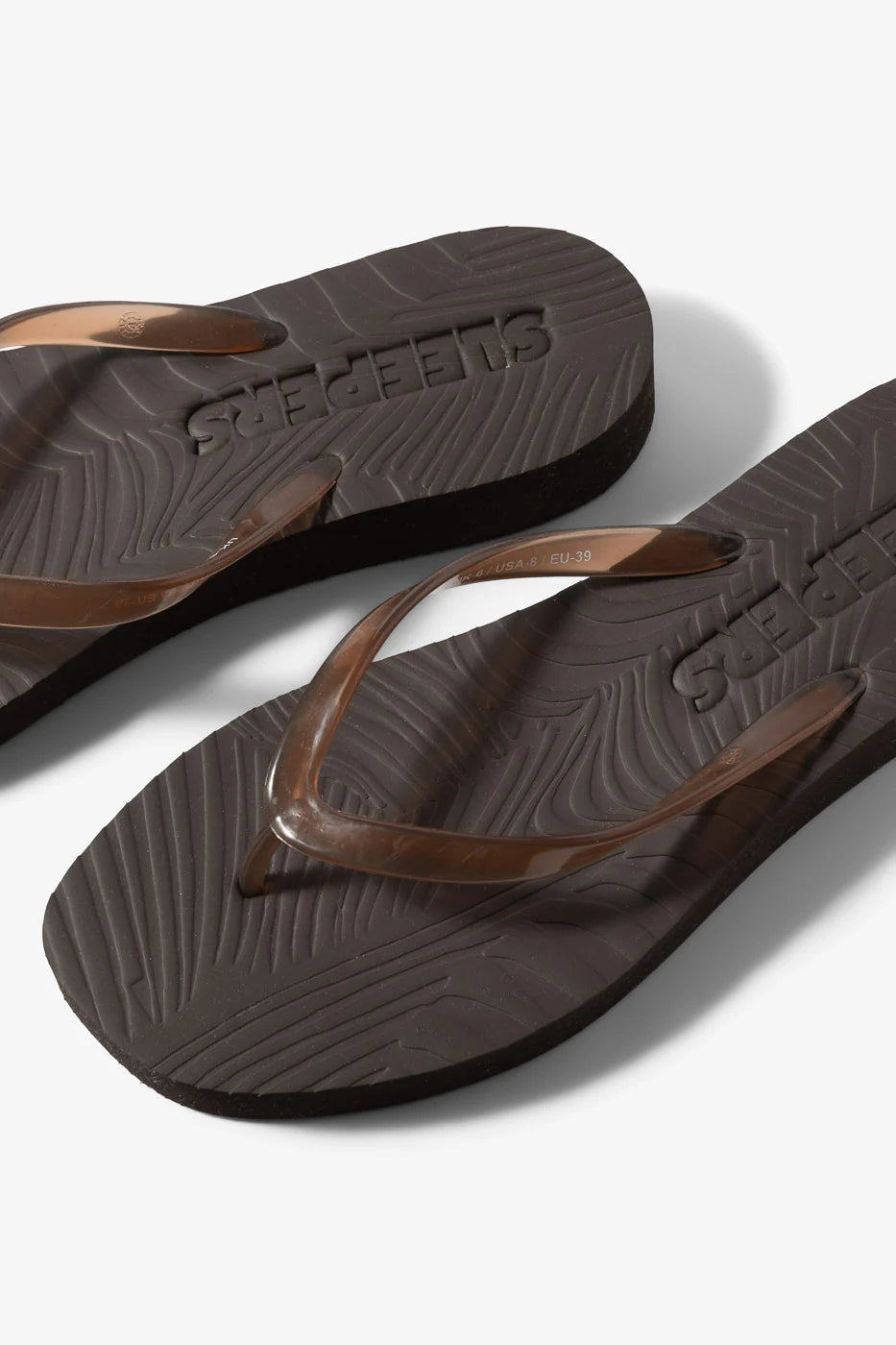 Tapered Platform Transparent - Brun