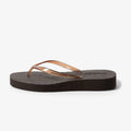 Tapered Platform Transparent - Brun