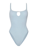 Mia Beaded Swim - Metallic Ice Blue