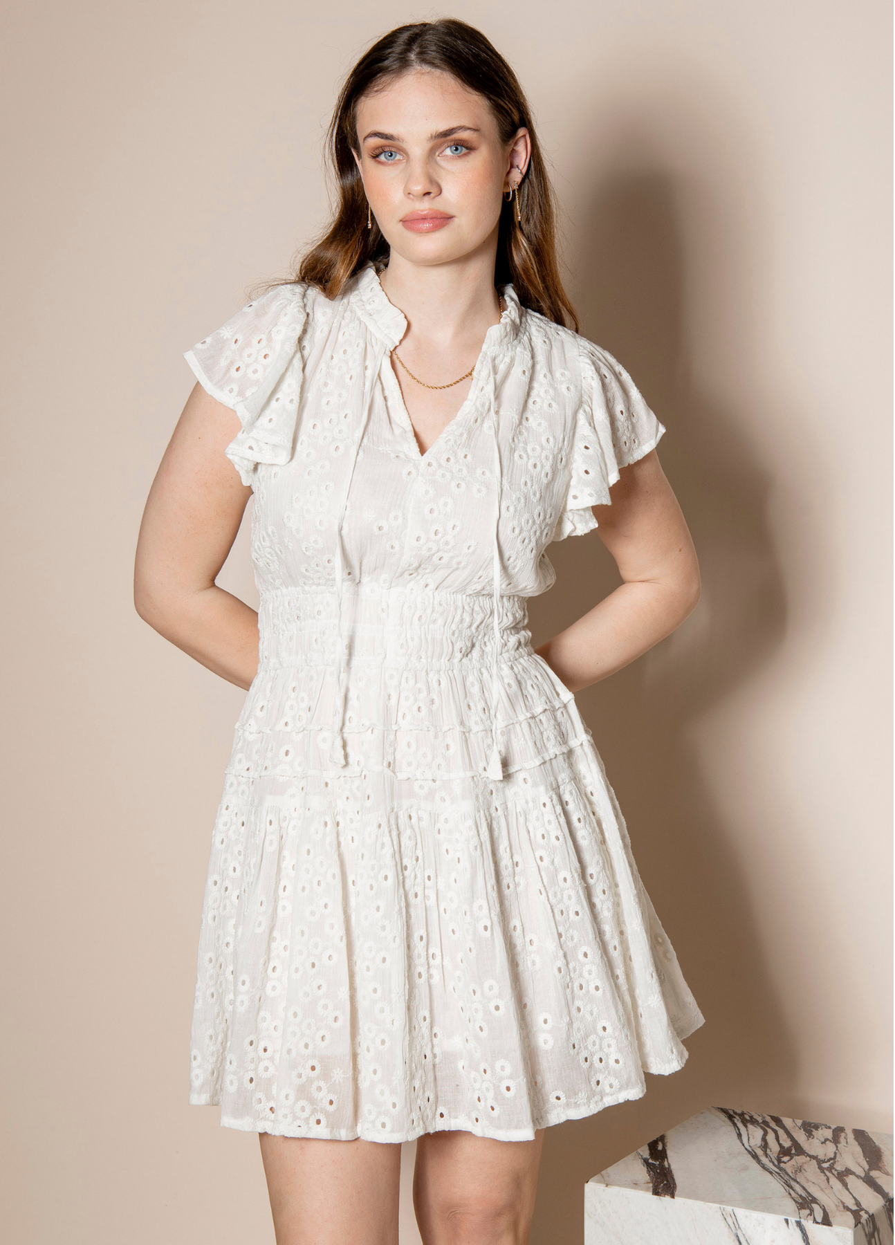 Mia Dress - Ivory